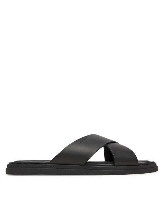 Calvin Klein Calvin Klein Şlapi Criss Cross Sandal HM0HM01737 Negru