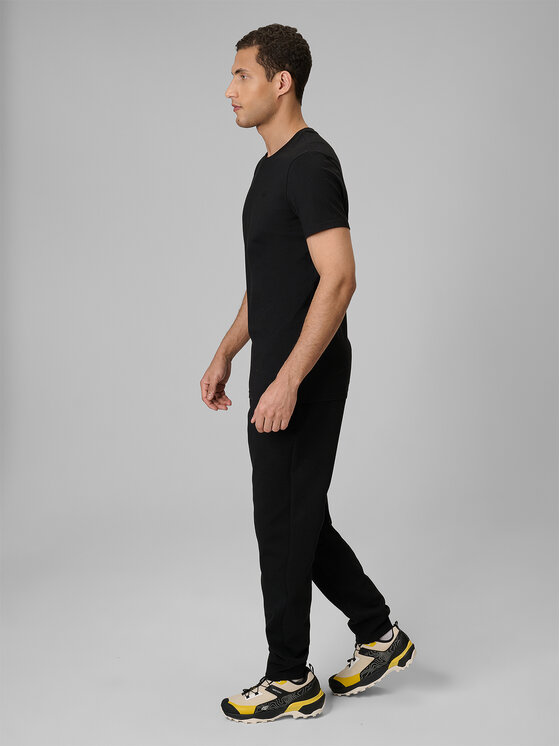 4F 4F Spodnie dresowe ESSENTIAL 2 Czarny Regular Fit