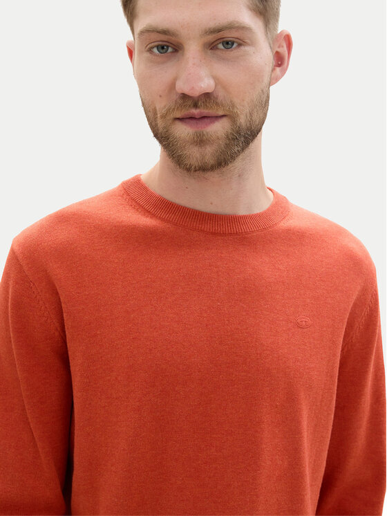 Tom Tailor Tom Tailor Sweter 1039810 Pomarańczowy Regular Fit