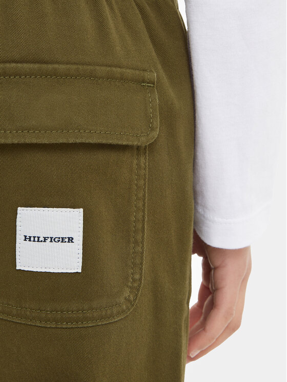 Tommy Hilfiger Tommy Hilfiger Stoffhose KB0KB08469 Grün Regular Fit