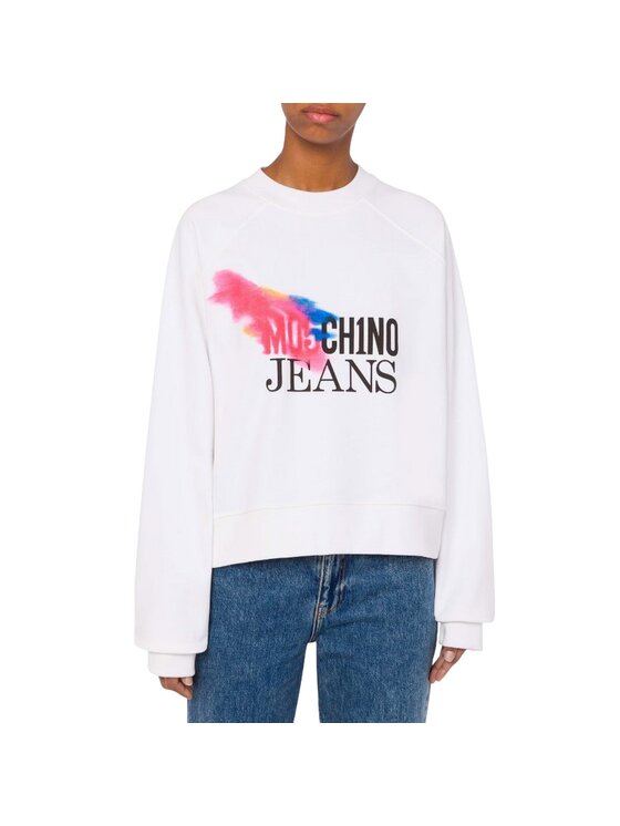 MOSCHINO MOSCHINO Choker 9579740528975 Biały Regular Fit