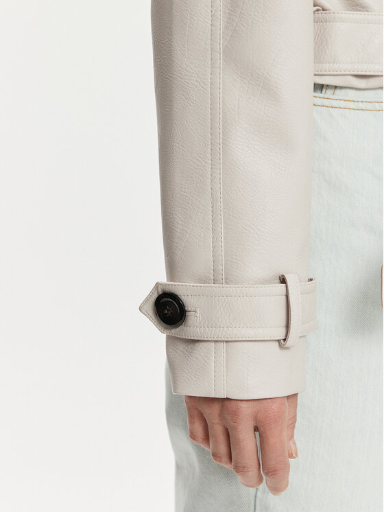 ONLY ONLY Ādas imitācijas jaka Vera 15308584 Pelēks Regular Fit