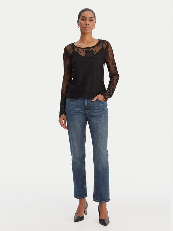Morgan Morgan Bluză 261-TCITY Negru Regular Fit