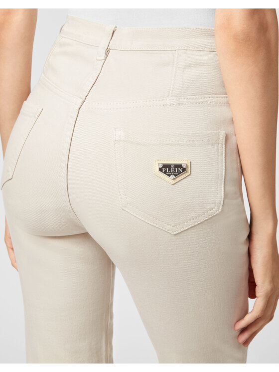 PHILIPP PLEIN PHILIPP PLEIN Jeansy 3413 Beżowy