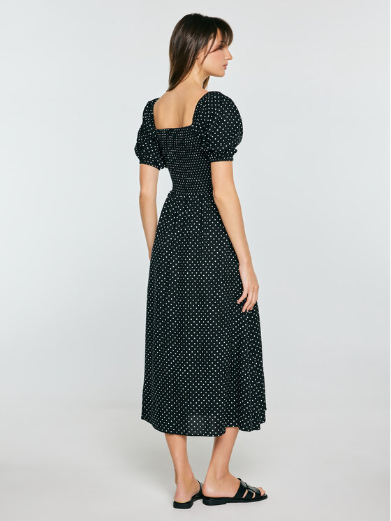 BIG STAR BIG STAR Sukienka codzienna SOTINI Czarny Tapered Fit