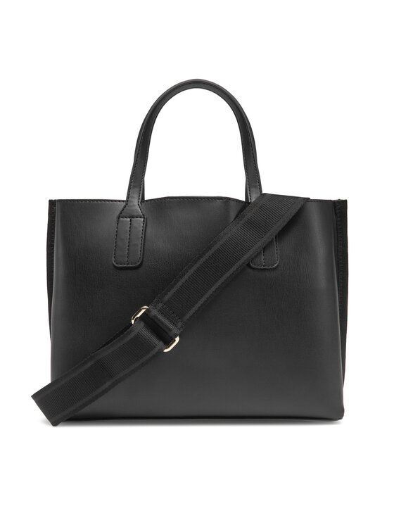 Tommy Hilfiger Tommy Hilfiger Torebka Th Distinct Mini Tote AW0AW17192 Czarny