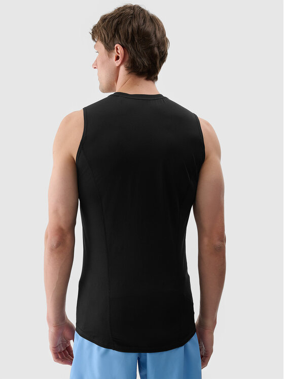 4F 4F T-Shirt 4FWSS25TFSLM461 Czarny Active Fit