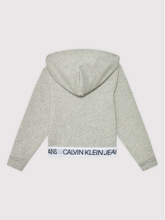Calvin Klein Jeans Calvin Klein Jeans Trenerka Logo Tape IG0IG01085 Siva Regular Fit