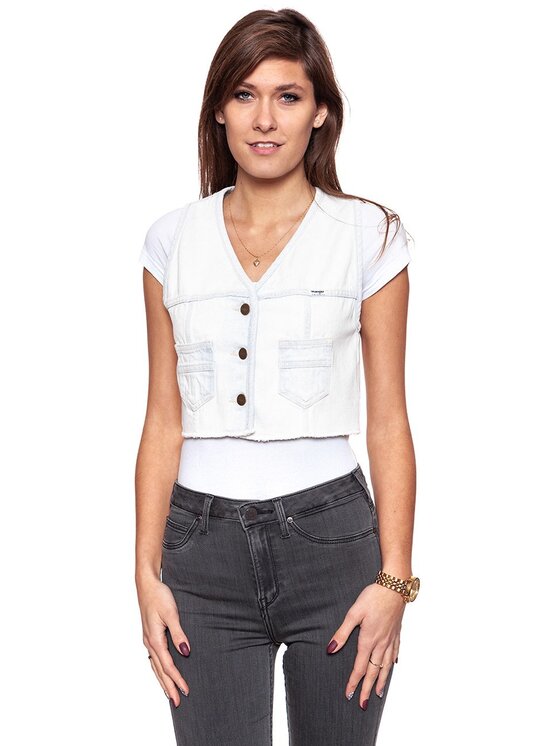 Wrangler Wrangler T-Shirt VEST Niebieski Regular Fit