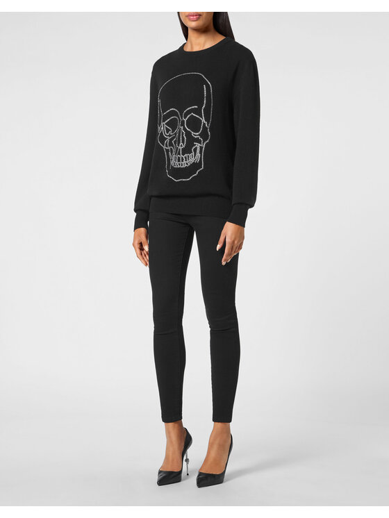 PHILIPP PLEIN PHILIPP PLEIN S dlouhým rukávem 2203 Černá Regular Fit