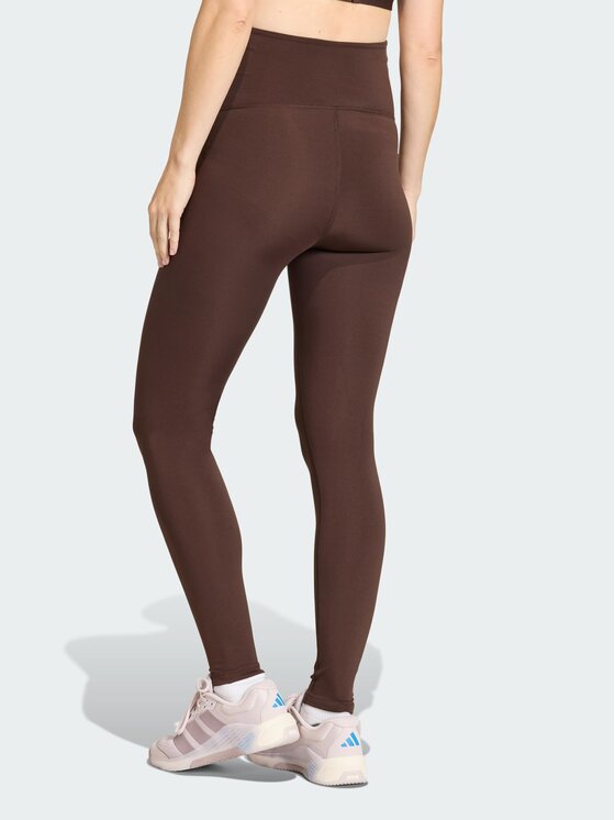 adidas adidas Legginsy 159852 Brązowy Fitted Fit