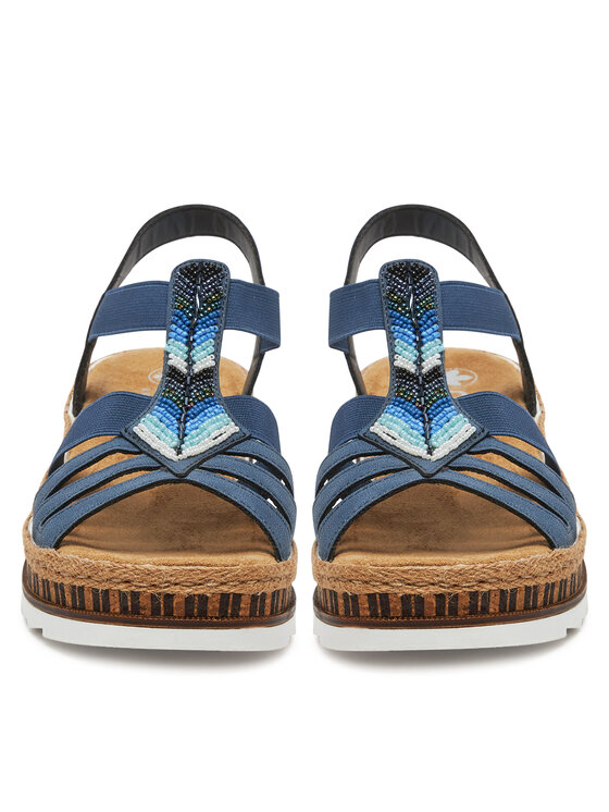 Rieker Rieker Sandalen V7909-12 Dunkelblau