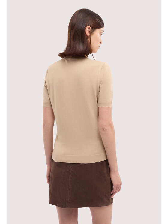 Trussardi Trussardi T-shirt M7736001193N012 Crema Regular Fit