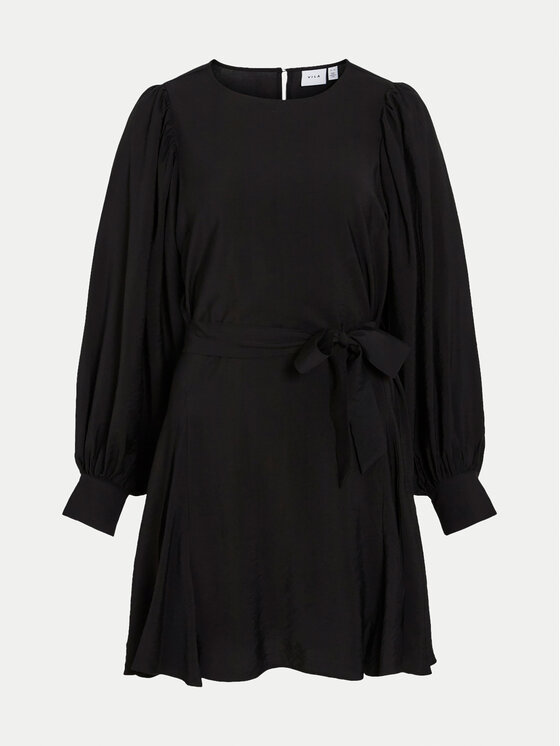 Vila Vila Coctailkleid Guaca 14102571 Schwarz Regular Fit