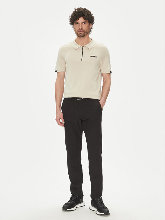BOSS BOSS Polo majica K_Perform-Max_Pl 50537146 Bež Slim Fit