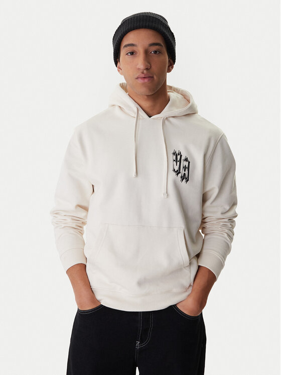RVCA RVCA Mikina All Seeing Hoodie EVYSF00133 Béžová Regular Fit
