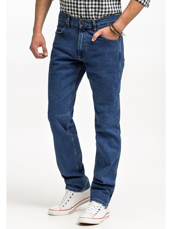 Wrangler Wrangler Jeans GREENSBORO Blu Straight Fit
