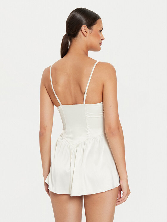 Dorina Dorina Pyjama D001351SW004 Écru Regular Fit