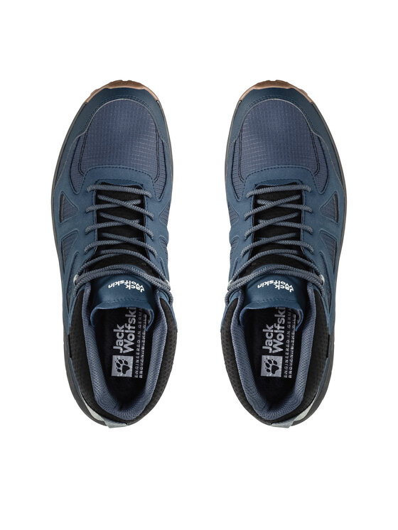 Jack Wolfskin Jack Wolfskin Παπούτσια πεζοπορίας Woodland 2 Texapore Mid M 4051261 Σκούρο μπλε