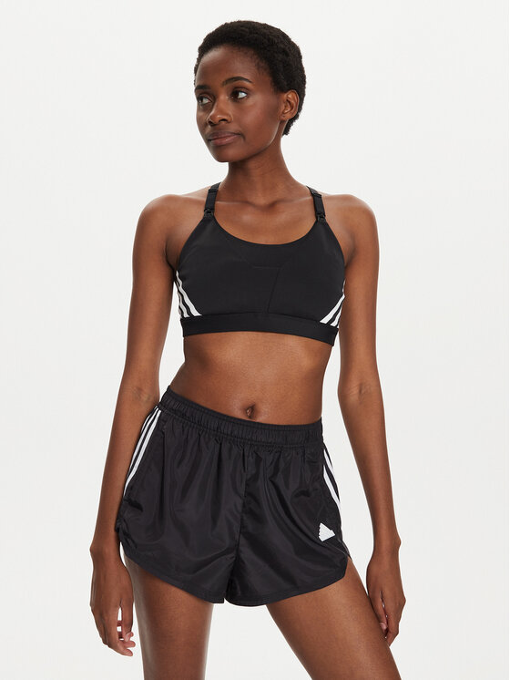 adidas adidas Sutien sport Powerimpact Luxe Medium-Support Maternity IT2727 Negru Slim Fit