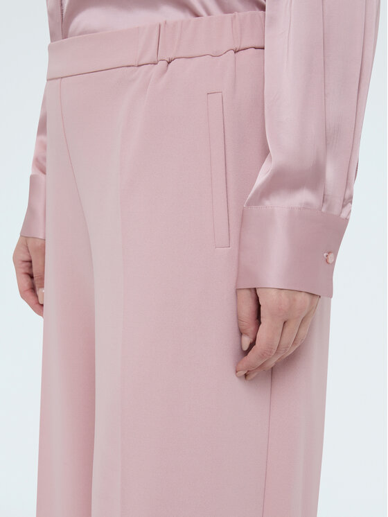 Fiorella Rubino Fiorella Rubino Pantaloni di tessuto P011L002301N006 Rosa Over Fit