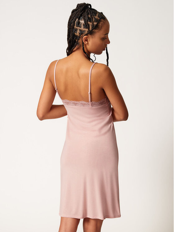 Skiny Skiny Koszula nocna 82614 Beżowy Regular Fit