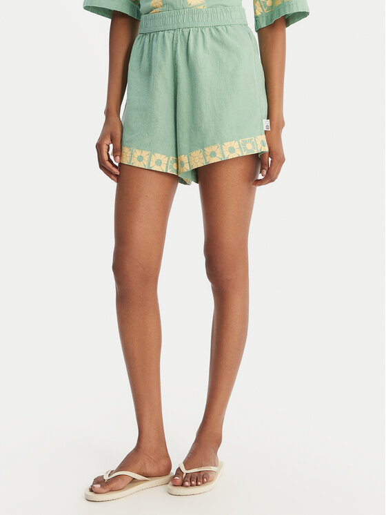 Quiksilver Quiksilver Stoffshorts Bahamas EQWNS03090 Grün Regular Fit