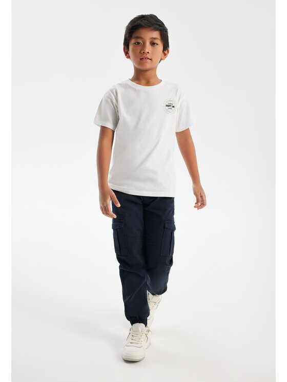 minoti minoti T-Shirt actv 2 Biały Regular Fit
