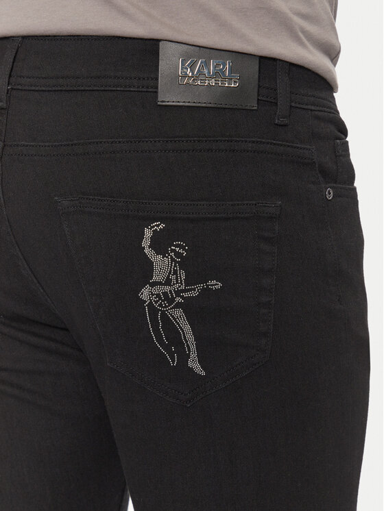 KARL LAGERFELD KARL LAGERFELD Джинси 265842 551861 Чорний Slim Fit