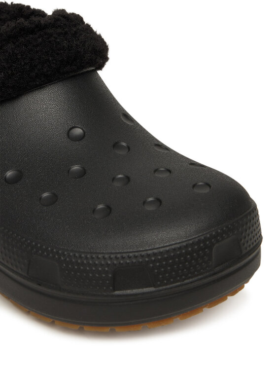 Crocs Crocs Klapki Classic Lined Shorty 211380 Czarny