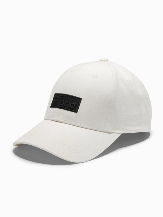Ombre Ombre Czapka z daszkiem OM-ACCS-0104 Écru