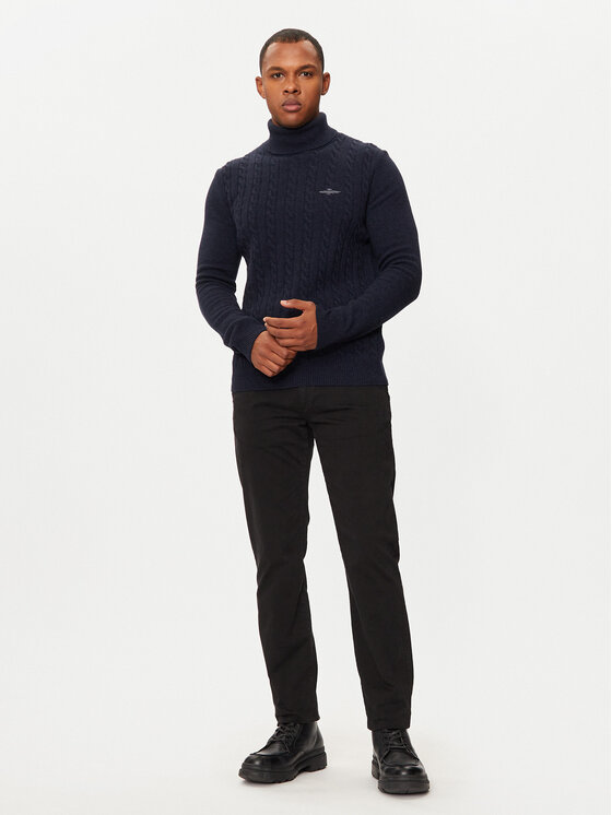 Aeronautica Militare Aeronautica Militare Golf 242MA1485L417 Tumesinine Regular Fit