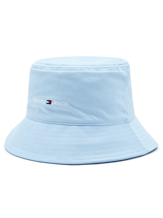 Pălărie Tommy Jeans Sport Bucket AW0AW14989 Albastru celest