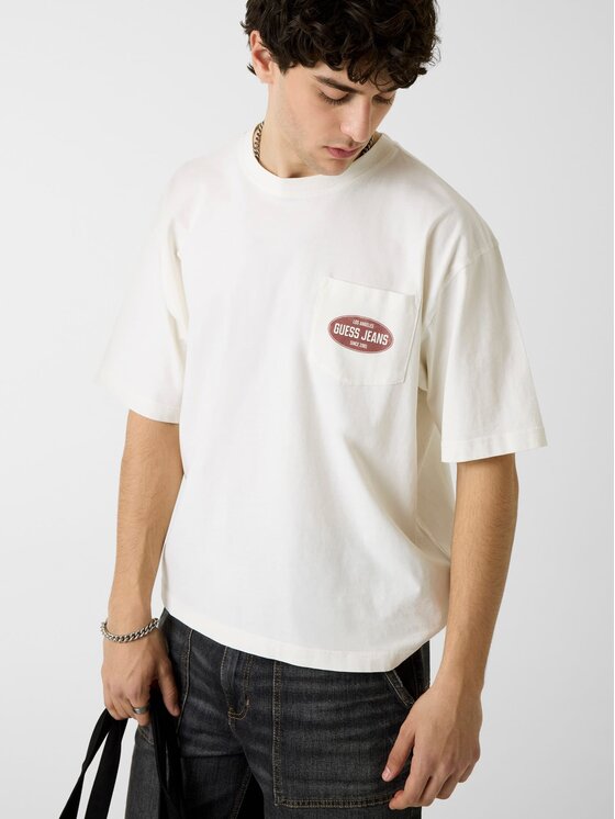 Guess Guess T-Shirt 183252 Bílá Classic Fit