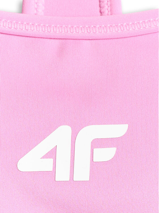 4F 4F Biustonosz sportowy BASIC+ Różowy jasny