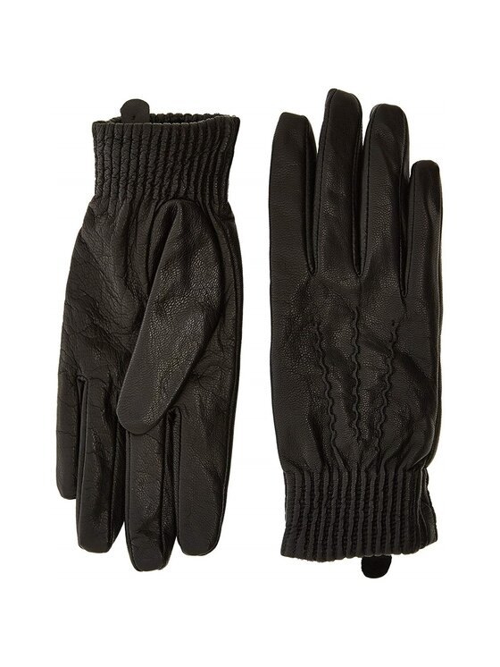 Lee Lee Guanti da donna LEATHER GLOVES Nero