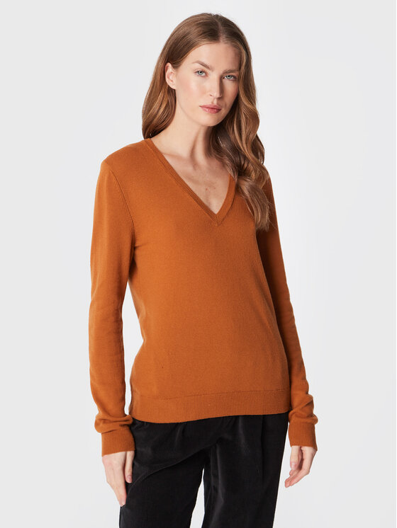United Colors Of Benetton United Colors Of Benetton Sweter 1002D4488 Brązowy Regular Fit