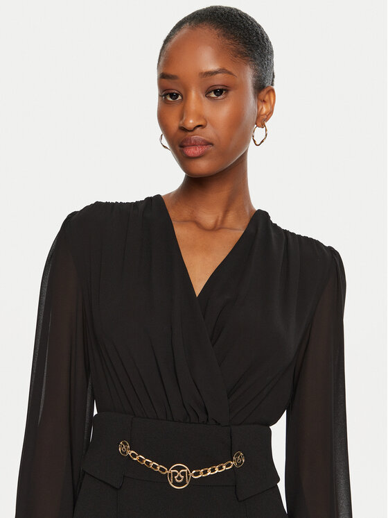 Rinascimento Rinascimento Kokteilikleit CFC0120006003 Must Slim Fit