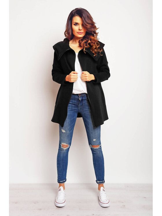 Infinite You Infinite You Bluza M088 Czarny Basic Fit