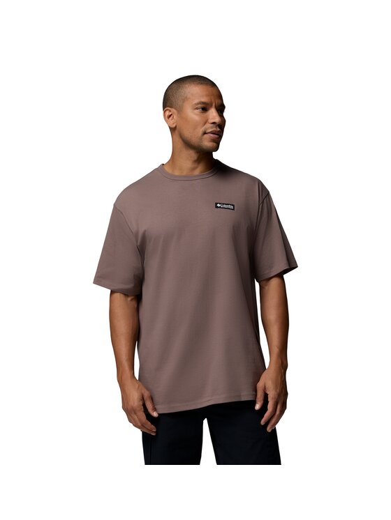 Columbia Columbia T-Shirt 215504 Brązowy Regular Fit