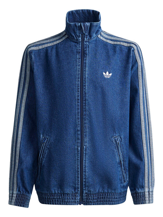 adidas adidas Geacă de blugi Firebird KE2849 Albastru Loose Fit