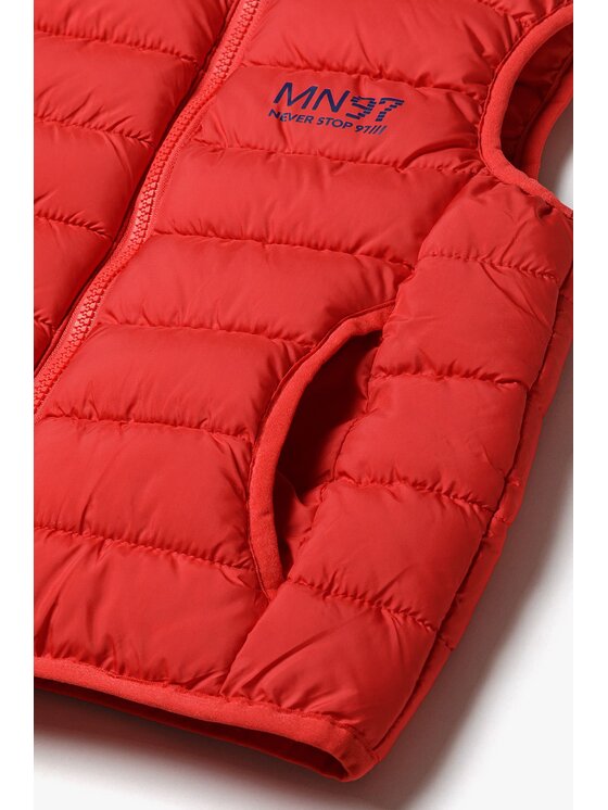 MINOTI MINOTI Kamizelka 13coat 15 Czerwony Regular Fit