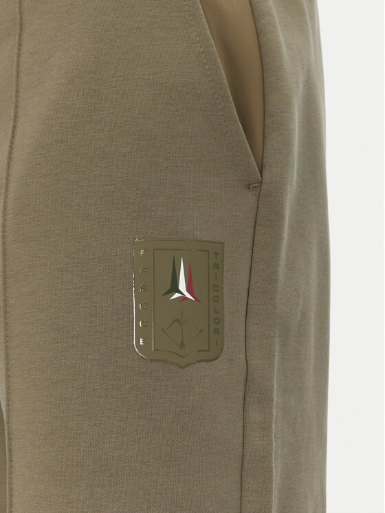 Aeronautica Militare Aeronautica Militare Pantaloni scurți sport 251BF020F584 Kaki Regular Fit