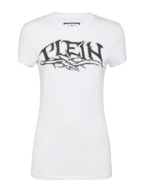 PHILIPP PLEIN PHILIPP PLEIN T-Shirt 5249 Biały Regular Fit