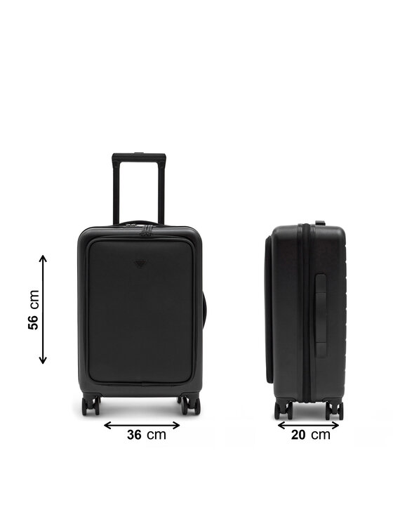 Emporio Armani Emporio Armani Kovček za kabino Y4Q367 Y138E 81072 Črna
