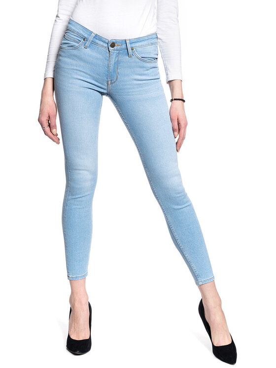 Lee Lee Jeansy SCARLETT Niebieski Skinny Fit