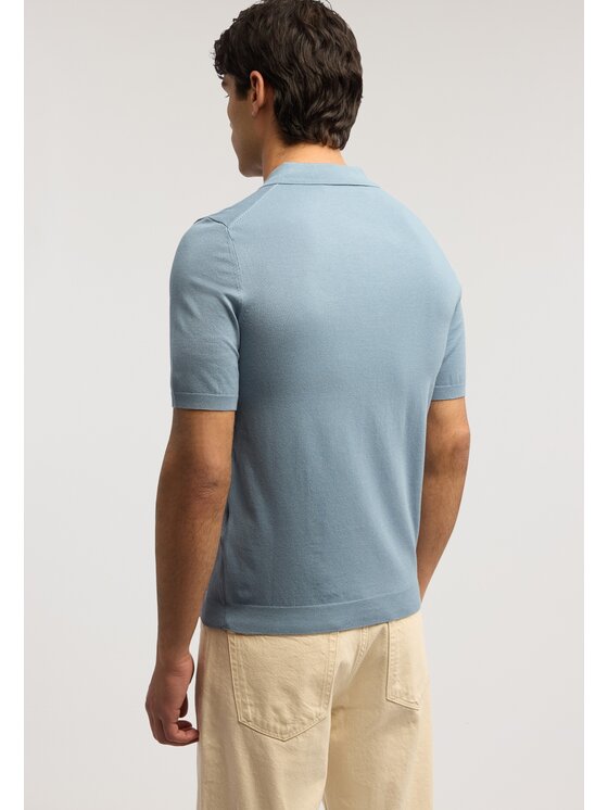 Trussardi Trussardi Sweter M0638000068N024 Turkusowy Regular Fit