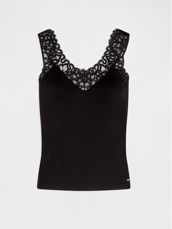 Morgan Morgan Top 212-DNANA Negru Regular Fit