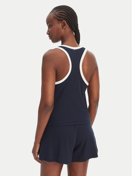 Tommy Hilfiger Tommy Hilfiger Top UW0UW06308 Bleumarin Regular Fit