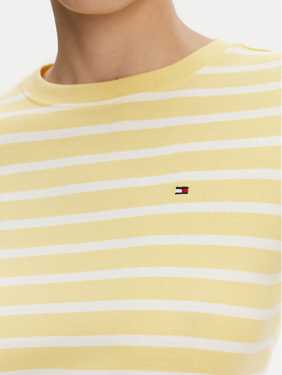 Tommy Hilfiger Tommy Hilfiger Tricou New Cody WW0WW40587 Galben Slim Fit